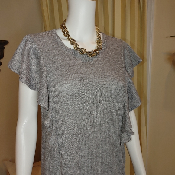 CALEIGH & CLOVER RUFFLE SHFT DRESS L - Picture 4 of 10